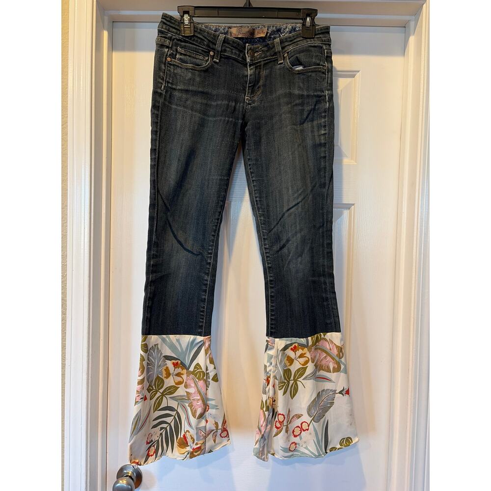 Upcycled Flare Jeans Bohemian Size 27